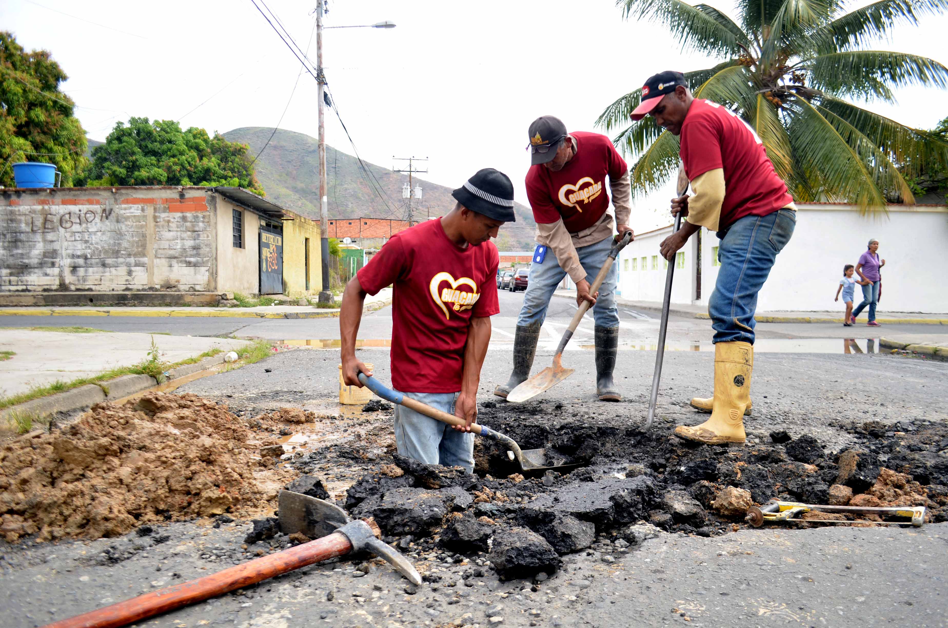 ACN- Fuga de agua afectó a vecinos de Guacara