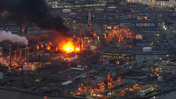 Vista aérea del refinería Philadelphia Energy Solutions.Foto: fuentes.