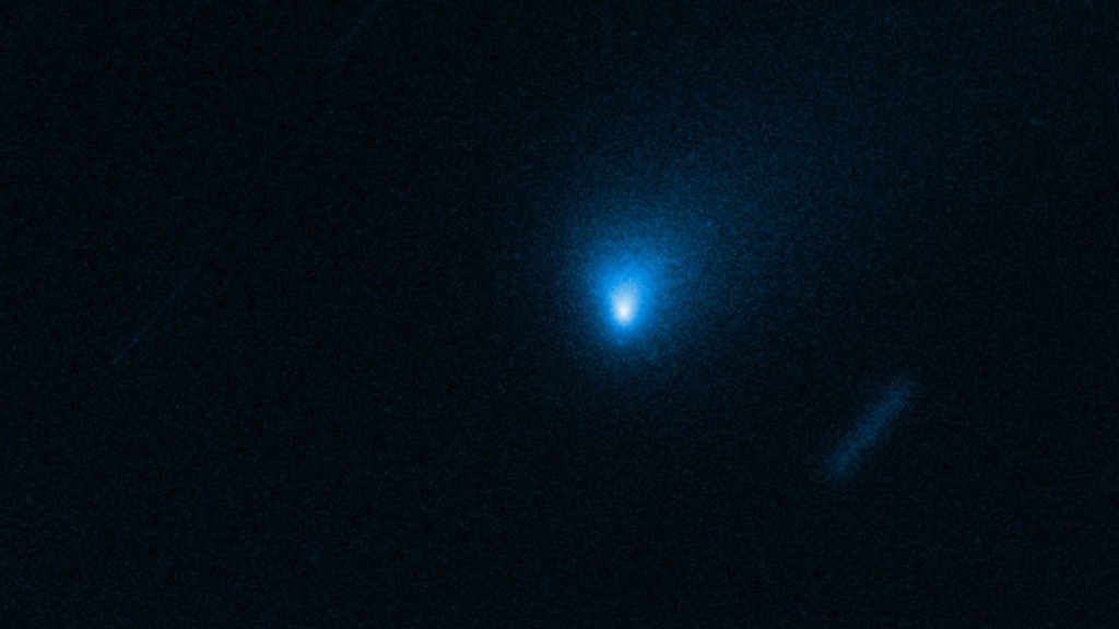 Telescopio espacial Hubble captura la imagen del cometa 2I/Borisov el segundo "visitante interestelar". Foto: NASA.