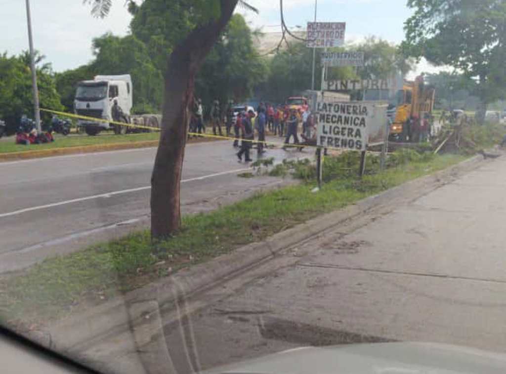 Accidente en Puerto Cabello.