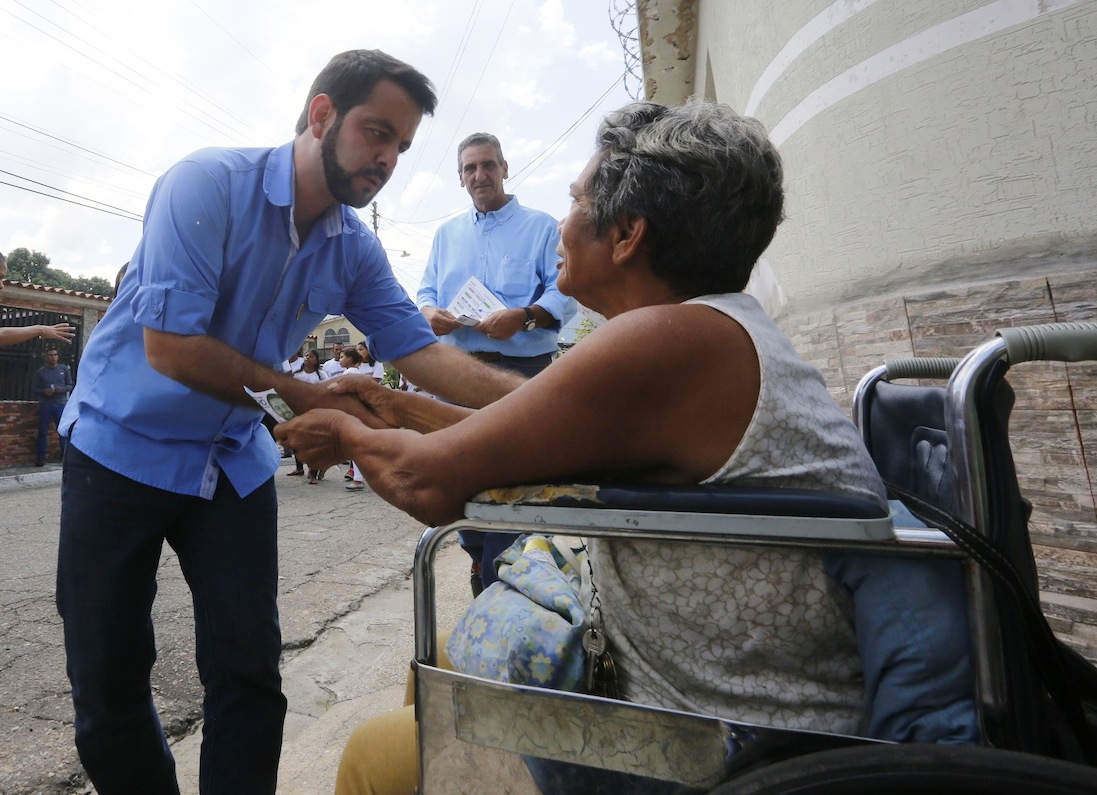 Francisco Pérez Lugo Hidrocentro en Naguanagua agua Foto cortesía comando campaña 2