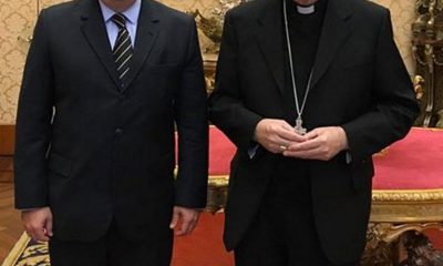 Julio Borges y el cardenal Pirolin-acn