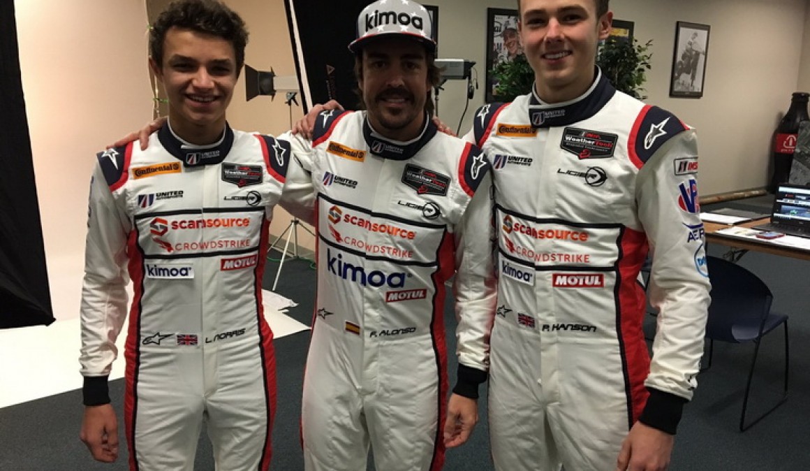 Fernando Alonso se prepara para las 24 horas de Daytona