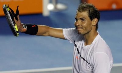 Rafael Nadal se retiró del Abierto de Acapulco durante su primer partido - ACN