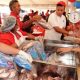 Feria del pescado en Maiquetía