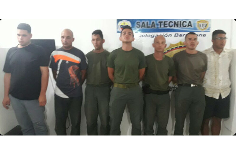 Detenidos 5 GNB