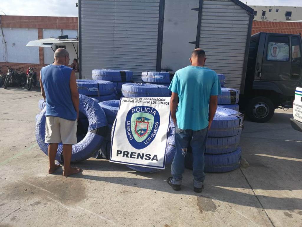 Cauchos robados, transporte - acn