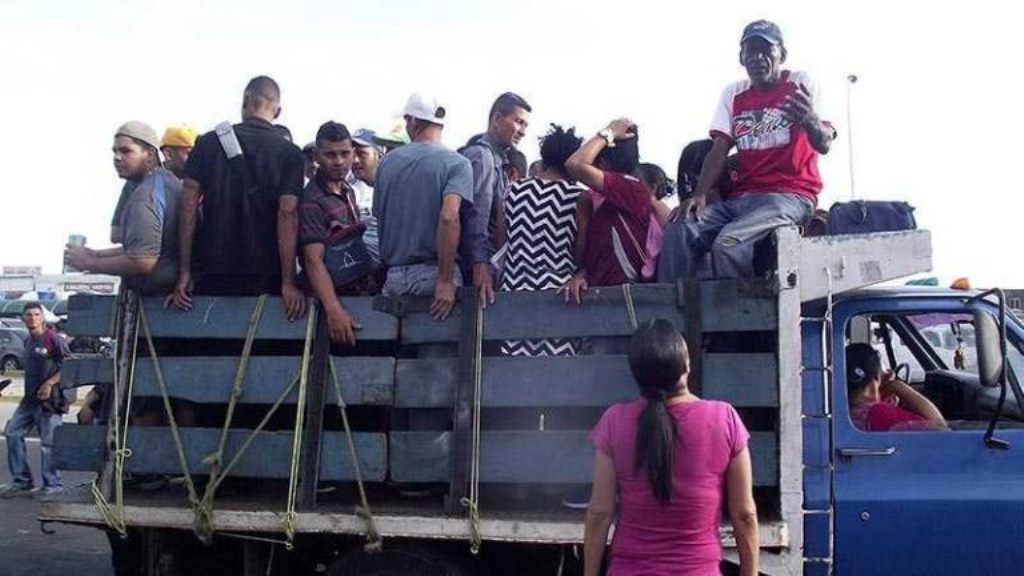 Dos muertes, camión, transporte público - acn