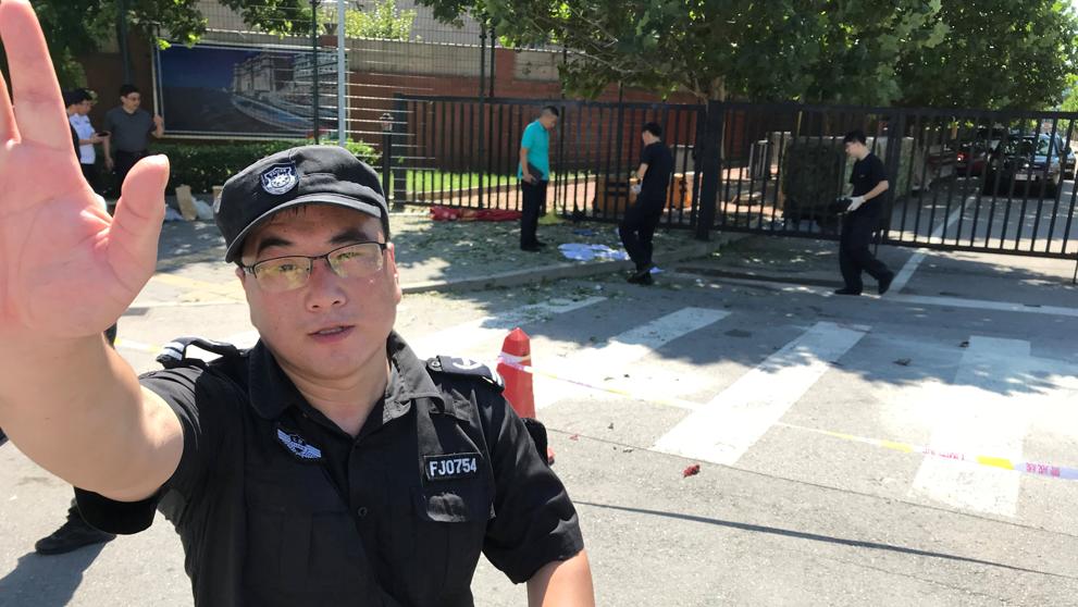 Explosión afuera de la embajada de EE.UU en Pekín deja al autor herido -acn