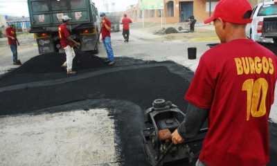 Plan de asfaltado en el municipio Los Guayos
