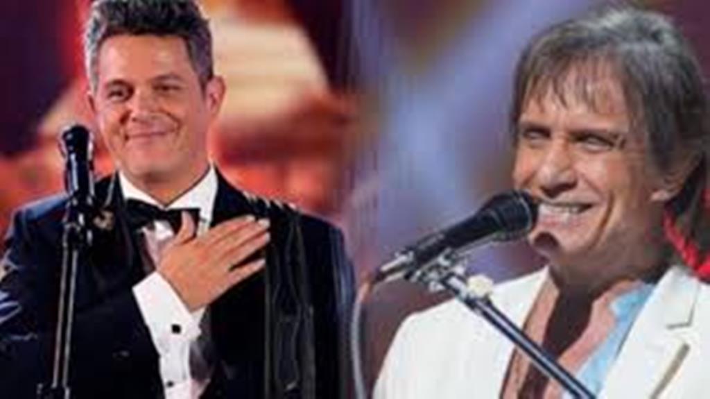 Alejandro Sanz y Roberto Carlos le cantan a "Esa Mujer"