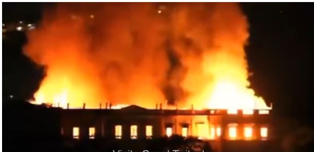 acn- incendio en museo de brasil