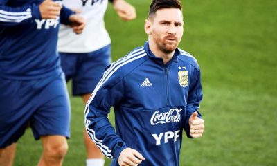 Messi entrenó de nuevo - noticiasACN