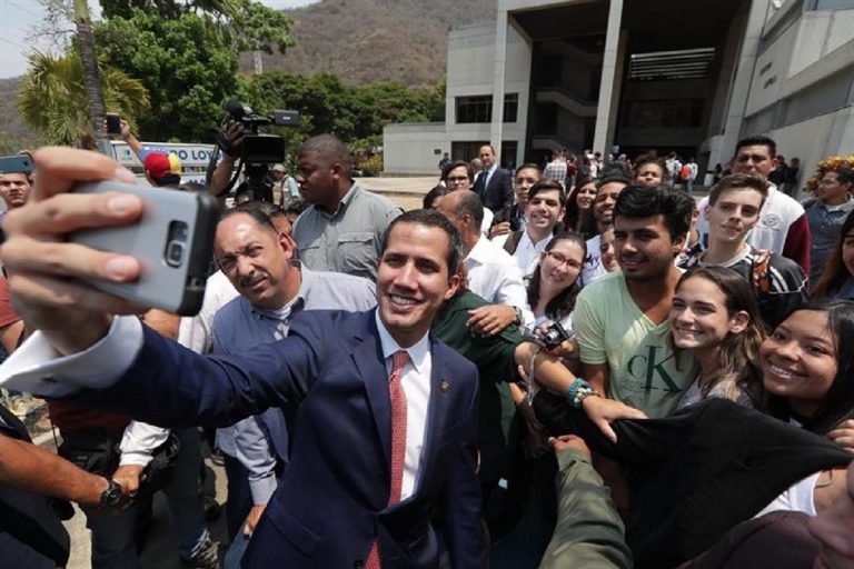 Guaidó en Barquisimeto. Foto: EC
