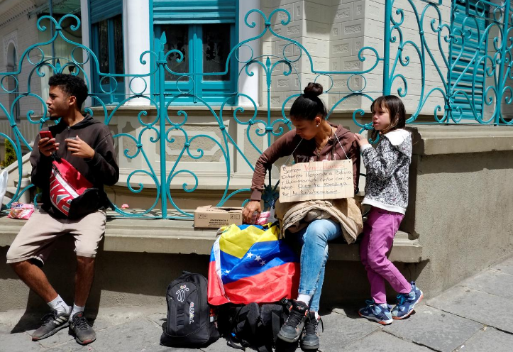 Migrantes venezolanos temen expulsión de Bolivia. Foto: Reuters