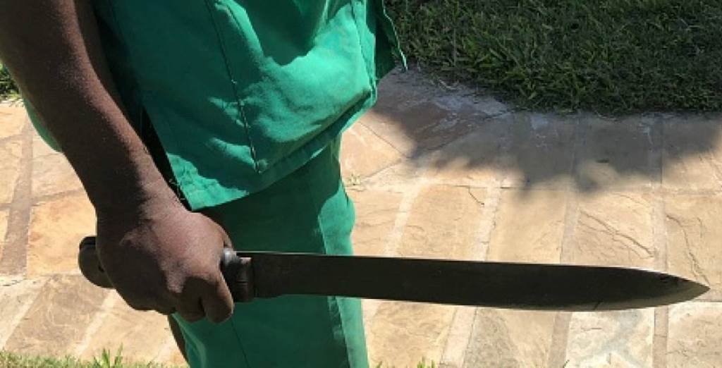 Hombre intentó matar a su pareja a machetazos. Foto: Referencial