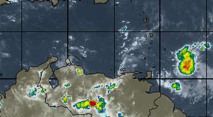 onda tropical territorio venezolano. ACN
