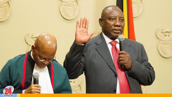 Congreso de Sudáfrica juramento al nuevo Presidente. Foto: Noticias24 Carabobo.