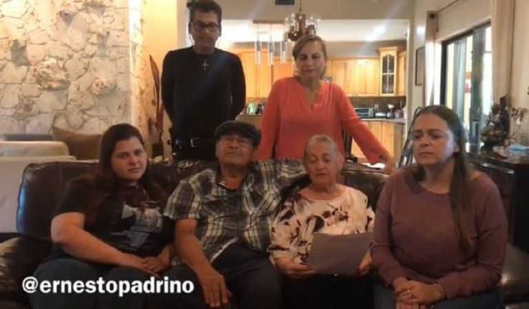 Familiares Padrino López mensaje. Foto: Instagram
