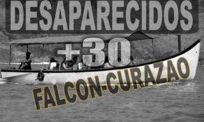 Desaparecida embarcación venezolana con mas de 30 personas abordo.