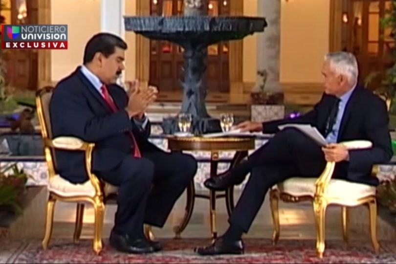Entrevista completa de Jorge Ramos a Nicolás Maduro.