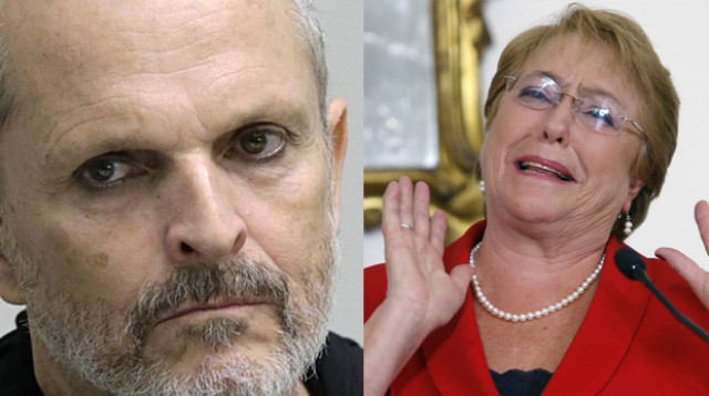 Miguel Bosé acusó a Bachelet - acn