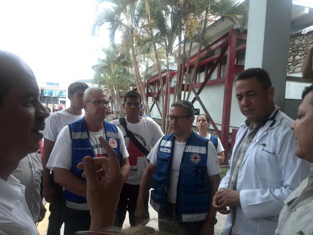 Cruz Roja entregó ayuda humanitaria a hospital de Puerto Cabello. ACN