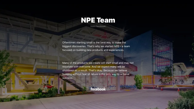 Mensaje en el sitio web del "Equipo NPE" de Facebook. Foto: fuentes.