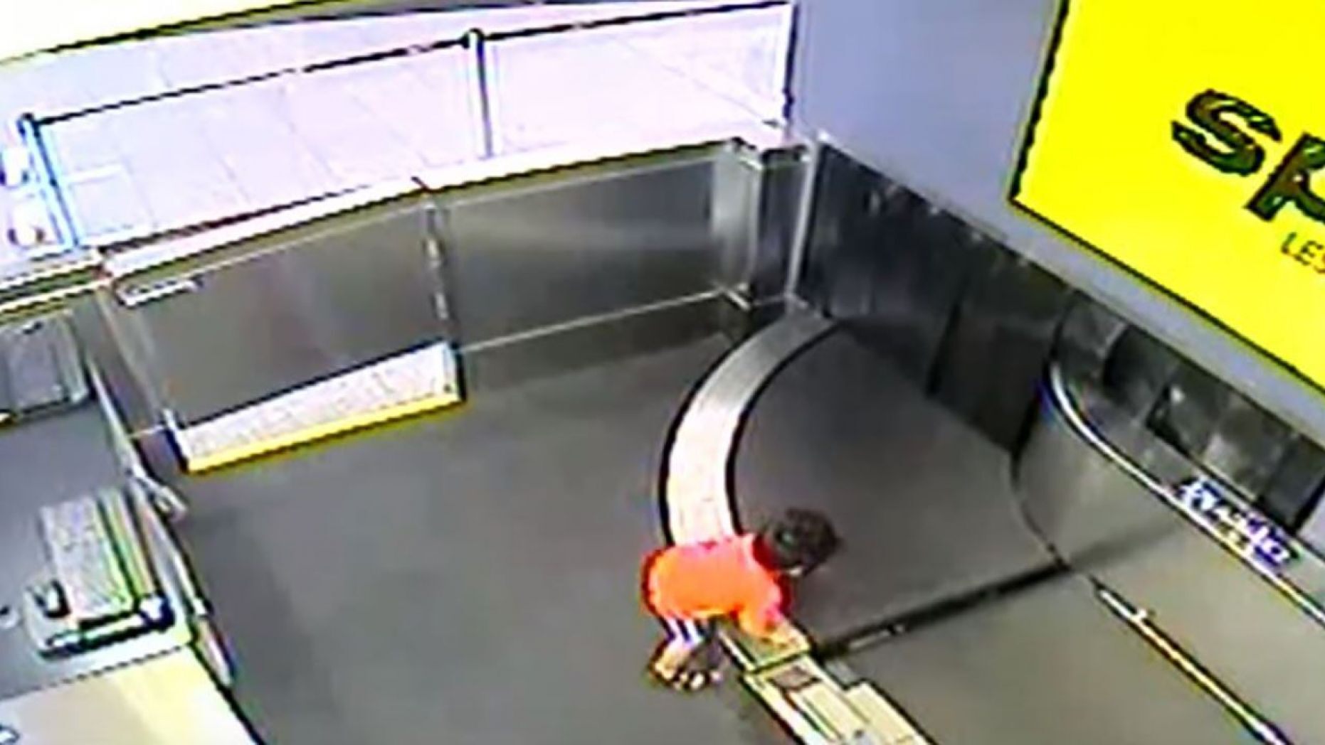 Niño de 2 años resulto herido en una cinta transportadora de equipaje