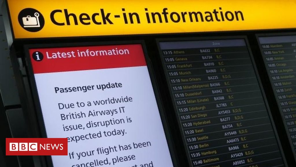 Fallas informáticas retrasan y cancelan vuelos de British Airways. Foto: fuentes.