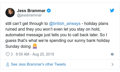 Pasajeros de British Airways enojados por el silencio de la aerolínea. Foto: fuentes.