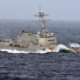 Buque de guerra norteamericano irrumpió en el Mar del Sur de China