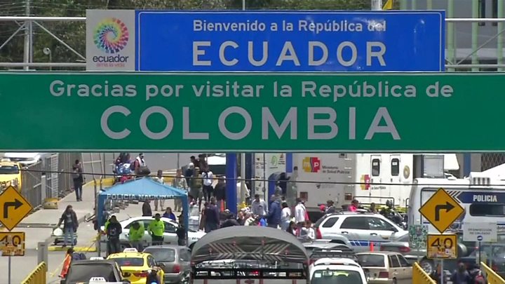 Nueva ola de migrantes venezolanos abarrotó frontera de Ecuador