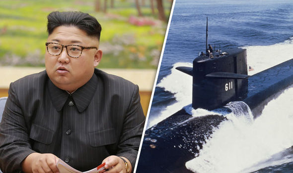 Corea del Norte esta construyendo un submarino nuclear de misiles balísticos