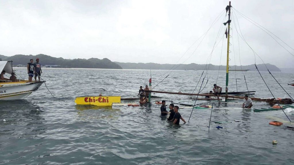 Tres ferrys se volcaron en Filipinas: 25 muertos, 55 rescatados, varios desaparecidos. Foto: fuentes.