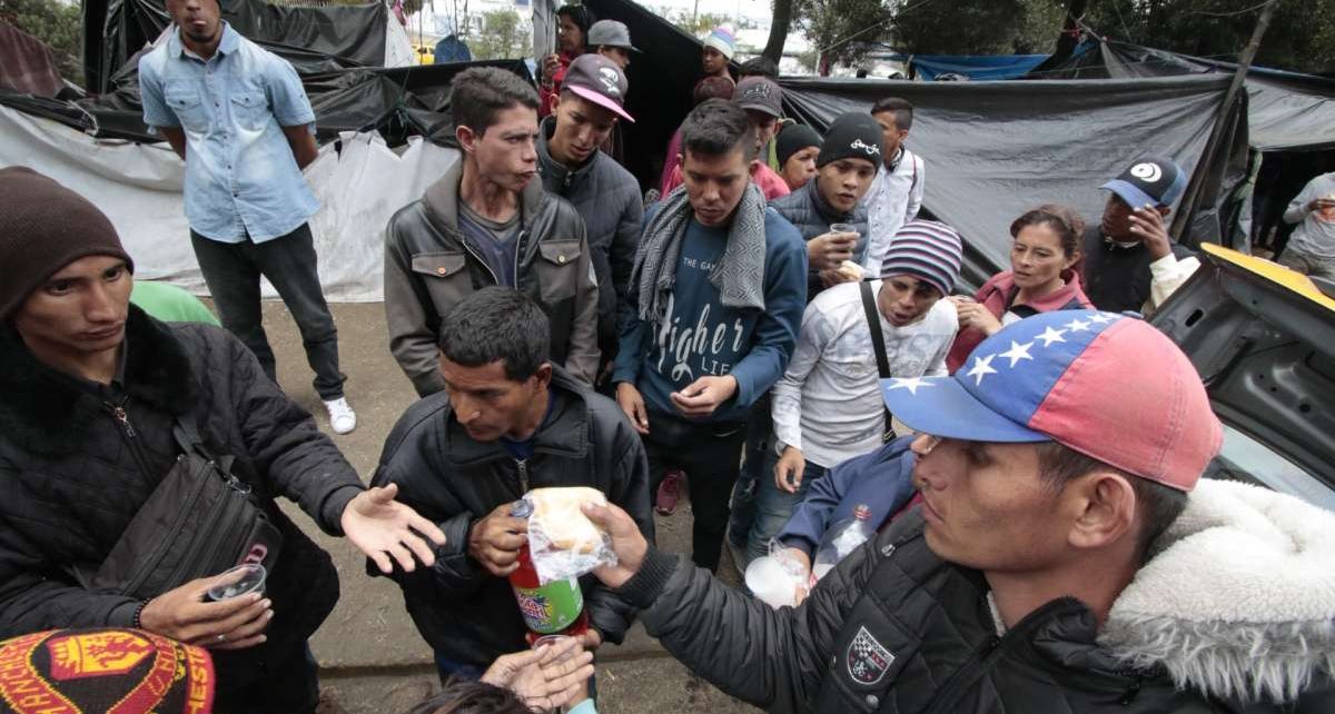 "Venezolanos en Ecuador" realizó mega jornada solidaria ACN