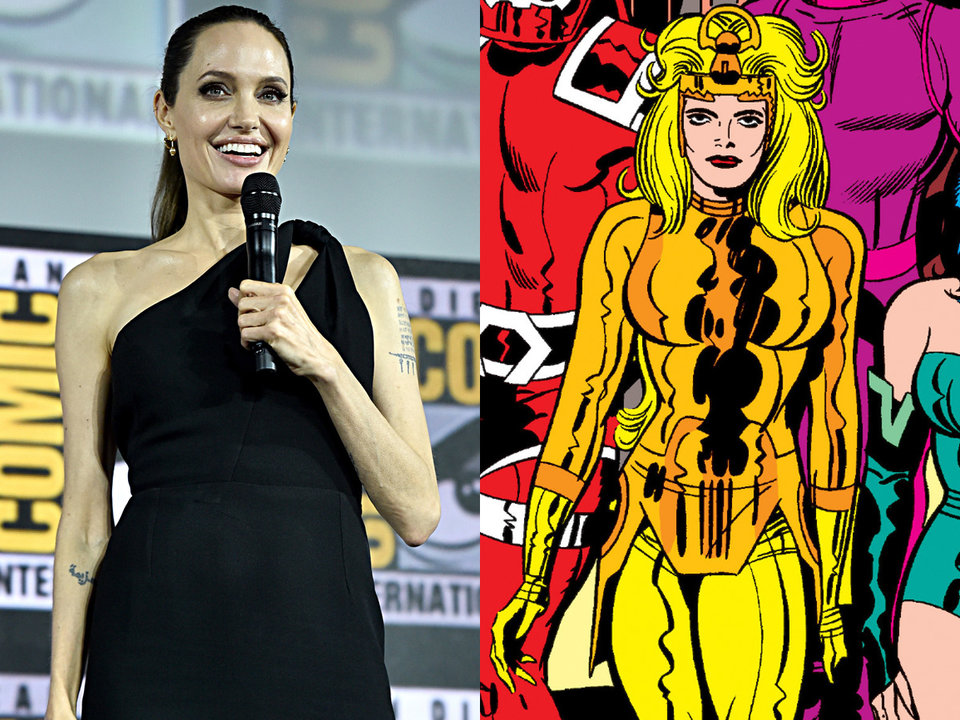 Angelina Jolie interpretará el rol de la poderosa "Thena". Foto: fuentes.