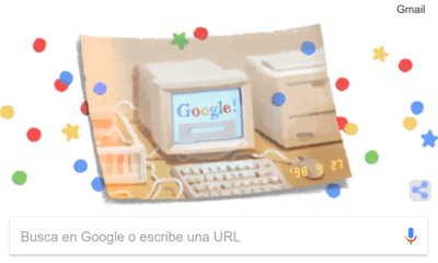 Google celebra su cumpleaños 21 en la red