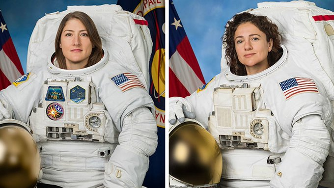 La NASA hace historia con su primera caminata espacial femenina