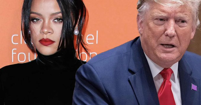 Rihanna llamó a Trump "el ser humano más mentalmente enfermo" de EEUU