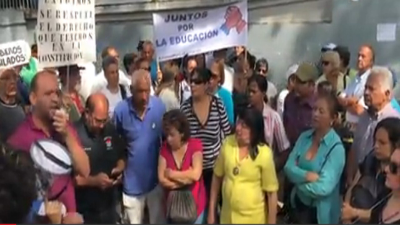 educadores manifestaron- acn