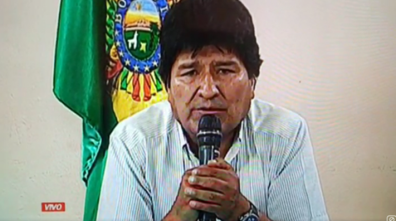 evo morales renuncia a la presidencia - acn