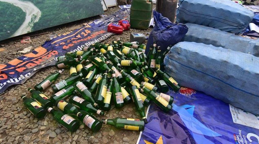 Localizan bombas molotov en recinto del ministerio de gobierno boliviano - acn