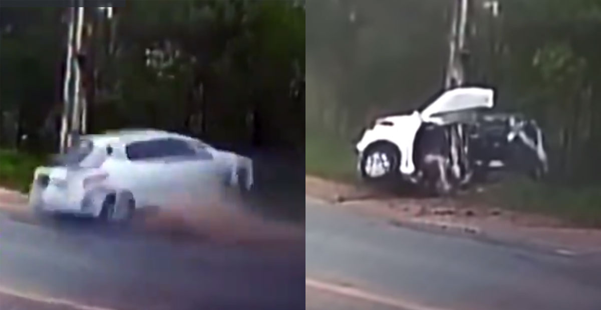 Destrozó su carro - ACN
