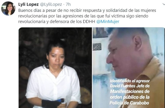 Policía agredió a la abogada Lyli López, activista de los DDHH - acn