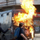 Arden las calles de Chile: láseres y gases lacrimógenos