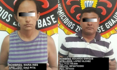 Pareja detenida por muerte de bebé de 3 meses en la Guajira