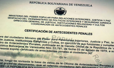 solicitar antecedentes penales en Venezuela - ACN