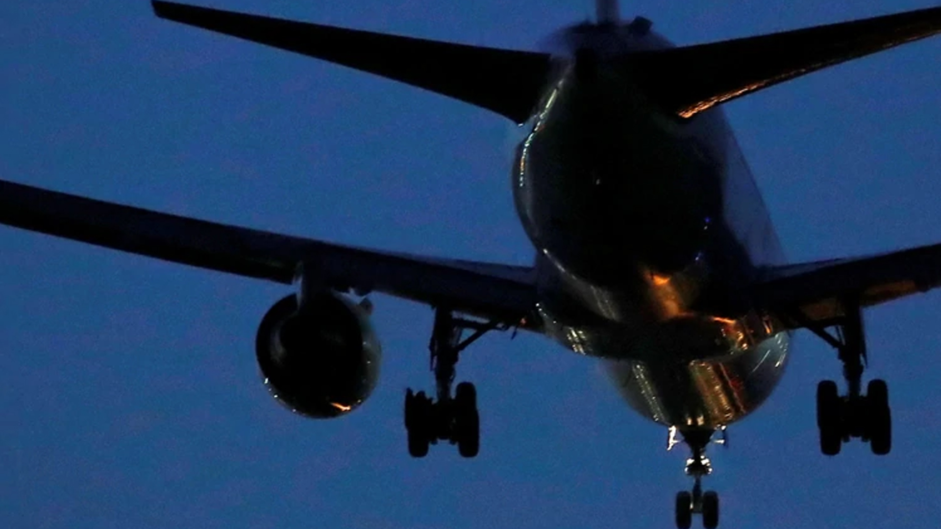 avión en emergencia
