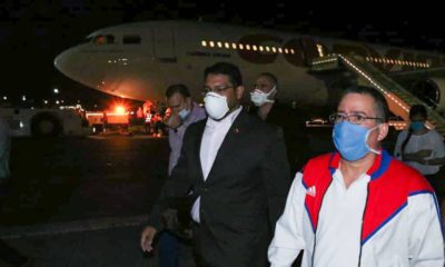 delegación cubana llega a Venezuela